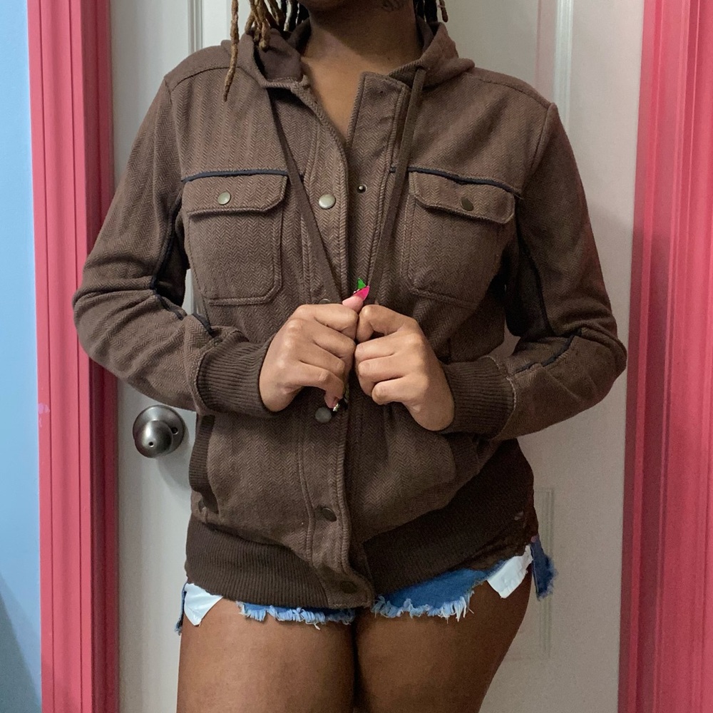 Brown G by Guess Hooded Jacket 🤎✨